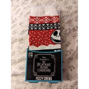 Nightmare Before Christmas Disney Fuzzy Socks Size 5-10